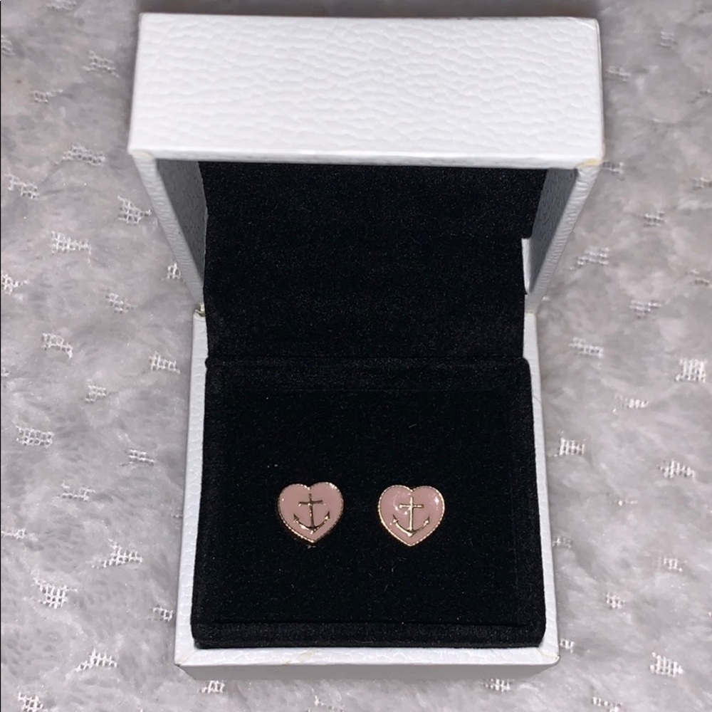 Pink nautical earrings